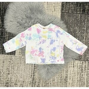 Fairwell Girls White Confetti Hermosa Pullover Sweatshirt Size 12Y NWT $64